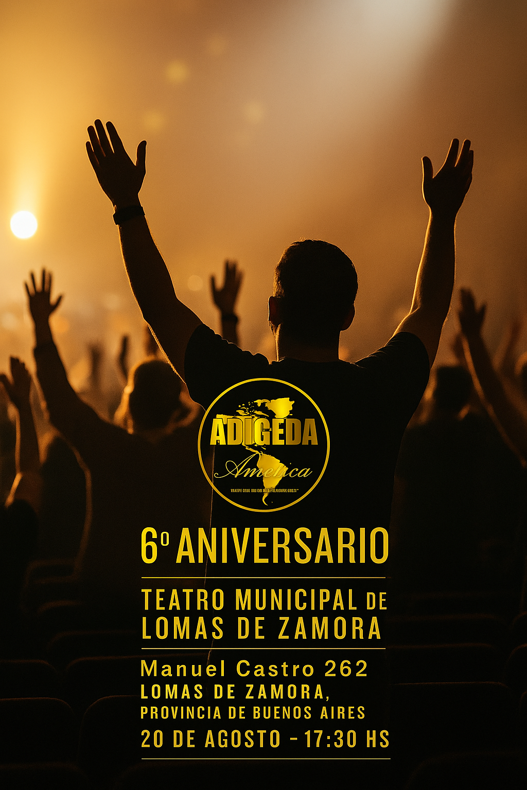 ADICEDA celebrará su 6º aniversario en el Teatro Municipal de Lomas de Zamora